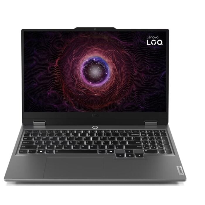 Lenovo LOQ 15 AI-Tuned Gaming Laptop - AMD Ryzen 7 7435HS Processor 16-GB 512-GB 6-GB NVIDIA GeForce RTX4050 GDDR6 GC 15.6" Full HD 1080p IPS 300nits AG 144Hz G-Sync Display Nahimic Audio Backlit KB (Luna Grey, NEW)